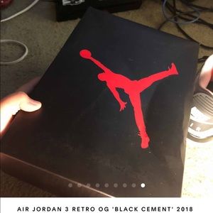 Jordan 3 black cement